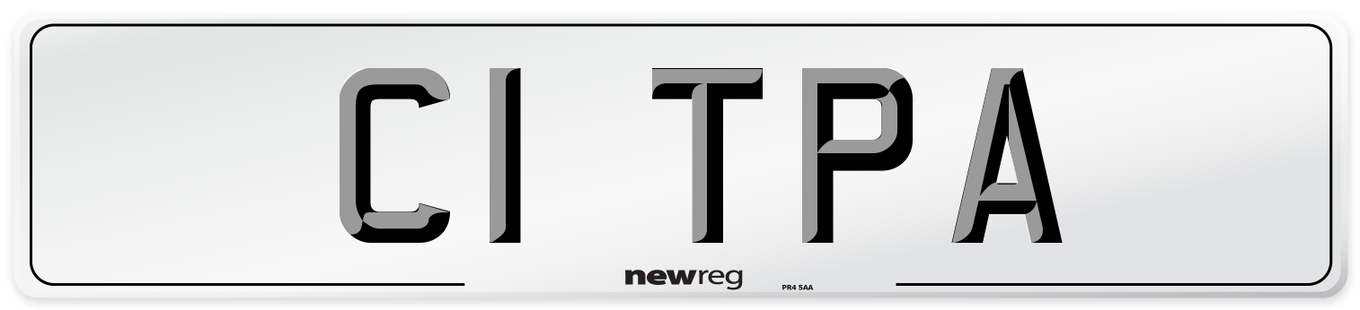 C1 TPA Number Plate from New Reg